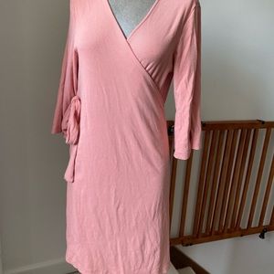 Caden Lane Mauve Bamboo Knit Maternity Robe | one-size